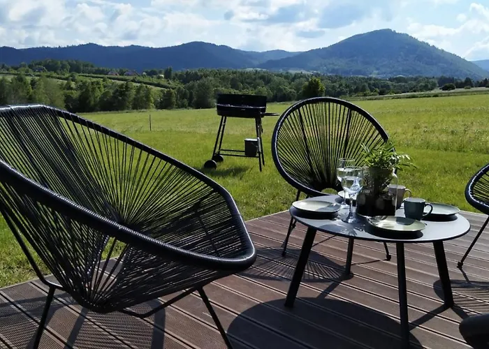 Gorska Stodola - W Gorach Z Prywatnym Jacuzzi W Cenie Pobytu Prázdninový dům Lipowa